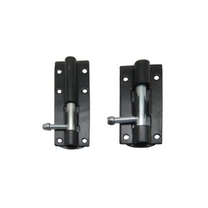 Tower Bolts Black Powder Coated