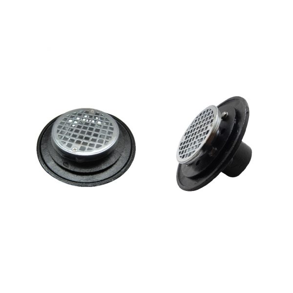 No Hub Drain with Round Brass Coupling