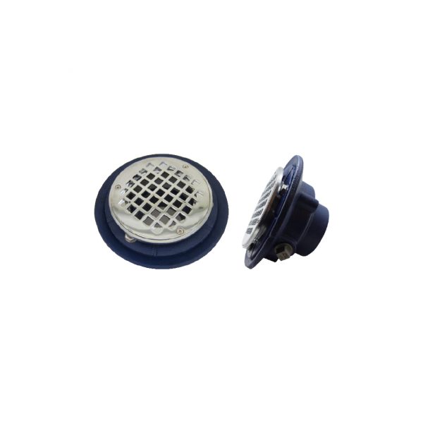 No Hub Drain with Round  Brass Coupling