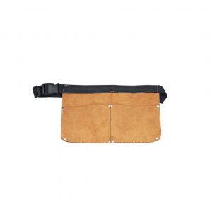 Leather Nail Pouch with Two Pockets